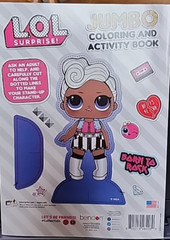 LOL Surprise Coloring and Activity Book Born To Be Bad NEW Free Shipping
