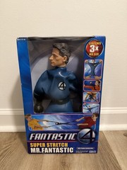Fantastic Four Super Stretch Mr. Fantastic ToyBiz Action Figure 3X Stretch NIB