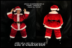 Custom 8″ Mego Arnold Schwarzeneger Howard Jingle all the way Action Figure