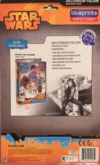 Star Wars Blueprints Papercraft: Millennium Falcon Adventure Pack Open Box New
