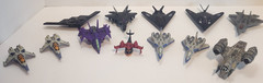 Die-cast And Plastic Plane Lot Of 12, Fighter, Starwars, Disney, Mattel, Buzz