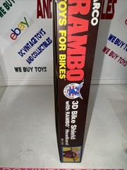 RAMBO Toys For Bikes 3-D Bike Shield W/ Classic Headband Stallone NEW ARCO 1986