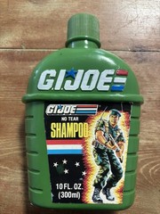 G.I. JOE SHAMPOO • 10 FL. OZ. (300ml), GI Joe No Tear Shampoo 1987