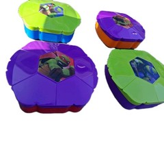 EVRI TEENAGE MUTANT NINJA TURTLES SANDWICH STORAGE CONTAINERS – TMNT 4PCS