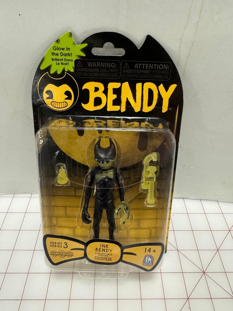 Ink Bendy Action Figure (Series 3) – Dark Revival Glows In the Dark Figure New