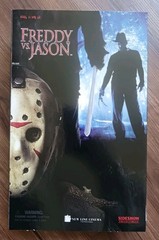 1/6 FIGURE 12 INCH SIDESHOW COLLECTIBLE JASON VOORHEES VS FREDDY KRUEGER FRIDAY