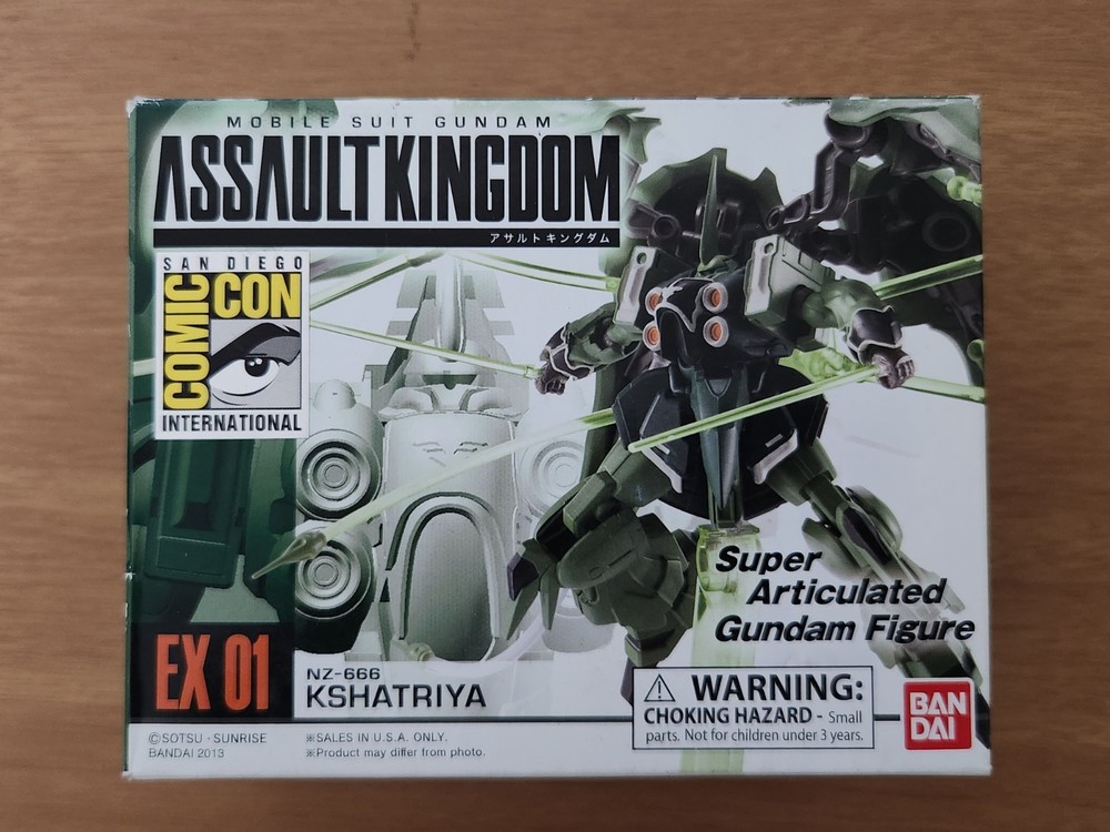 Gundam Assault Kingdom EX 01 NZ-666 Kshatriya SDCC Exclusive