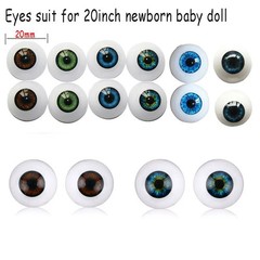 1pair Realistic Half Round Hollow Back Fake Eyes Eyeballs DIY Halloween Prop