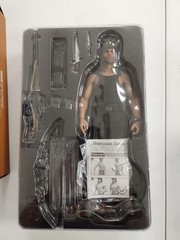 Hot Toys MMS 35 Rambo III 3 John J Rambo 1/6 Sylvester Stallone Open Complete