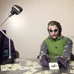 The Dark Knight Heath Ledger Joker 1/6 Cloth Movable Figure Collection US STOCK!