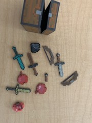 Minecraft Toys and Accessories Lot of Figures Animals And Accessories