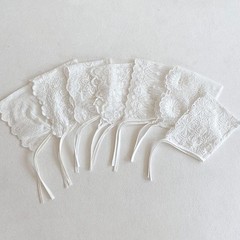 Lace Embroidery Baby Girl Bonnet Hat Summer Breathable Mesh Kids Cap