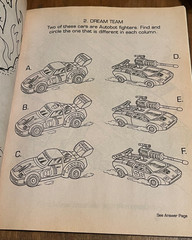 Transformers Generation 2 Decepticon Danger Coloring Activity Book 1993 Vintage