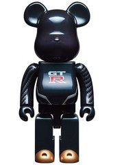 NISSAN GT-R BE@RBRICK 100% & 400% Medicom Toy R35 Midnight Purple JAPAN