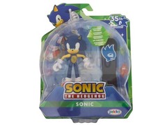 Sonic 35th Anniversary Sonic with Snowboard 4 Inch Action Figure 11 Pts Articul