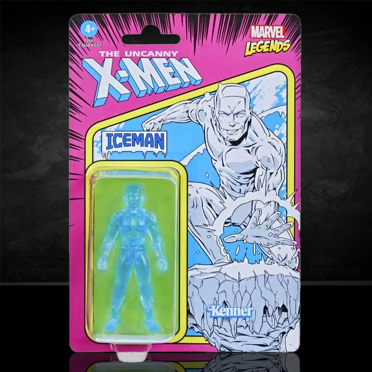 Uncanny X-Men Iceman Marvel Legends Retro Collection 3.75″ Action Figure