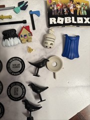 ROBLOX Toys Action Series Lot Of 20 Figures W/ Accessories & Virtual Item Tokens