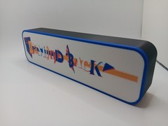 Retro Diamonback bikes 80s style logo lightbox sign display light box sign