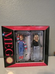 Mego Horror Action Figures Chucky/Bride Of Chucky. 8 Inches