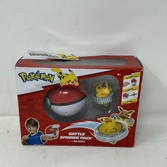 Pokemon Battle Spinning Top and Poke Ball Launcher| Pikachu