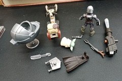 Star Wars 2.5” MANDALORIAN And Grogu Action Figure Lot Mission Fleet