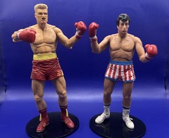 ROCKY VS DRAGO • ROCKY IV NECA FIGURES