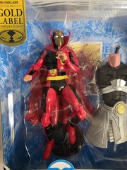 McFarlane DC Multiverse Psycho-Pirate Gold Label BAF The Monitor Figure W/Damage
