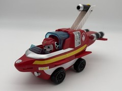 PAW Patrol Deluxe Vehicle Lot Chase Jet Marshall Aqua Pups Rubble Dino + Figures
