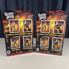 Guitar Hero McFarlane Video Game Action Figures God of Rock Boss Set NOC