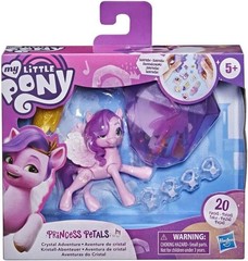 Princess Pipp Petals Doll, Pink 3-Inch Pony with Friendship Bracelet & Charms