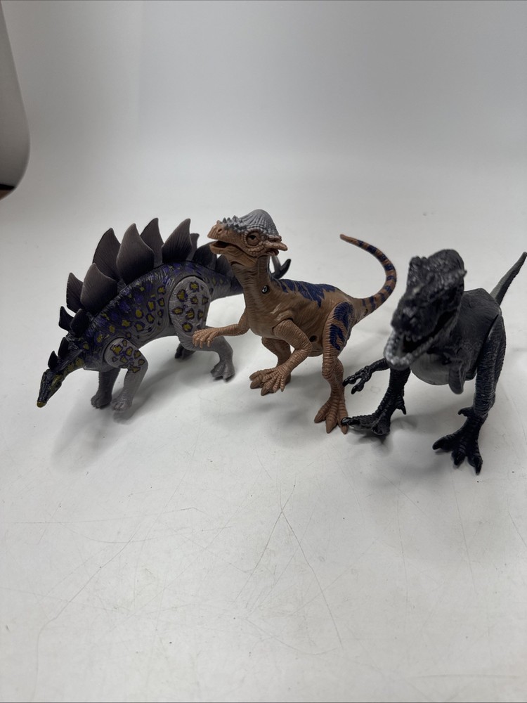 3 Kid Galaxy Dinosaur Action Figures Lights & Sounds Work