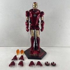 Marvel Avengers Iron Man Mark 3 MK3 Ironman Toy LED Light Action Figure Model