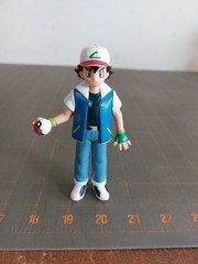 Pokemon Vintage Ash Ketchum Satoshi 5″ Action Figure by Tomy 1998 (Used)