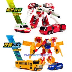 Hello Carbot SUPER PATRON Combined Transformation Robot Toy – No Box
