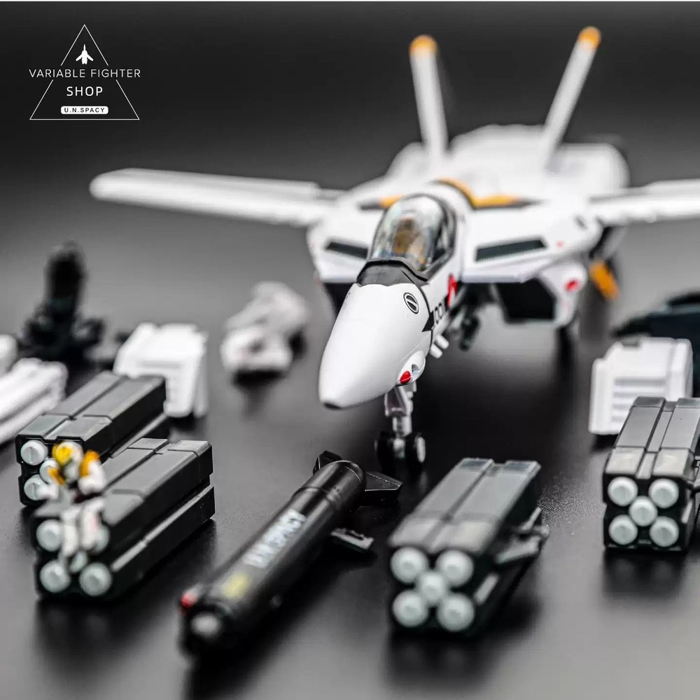 Valkyrie Factory Macross Arcadia Vf-1s Roy Focker Painted Deformable Model 1/60