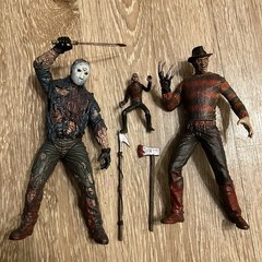 McFarlane Movie Maniacs Special Edition Jason VS Freddy Fish Tank