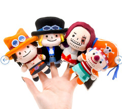 One Piece Base Shop Exclusive Finger Plush Toy with Strap Japan New