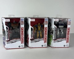 Transformers War For Cybertron Netflix Hasbro •Cheetor •Sparkles Bot •ArmyDrone