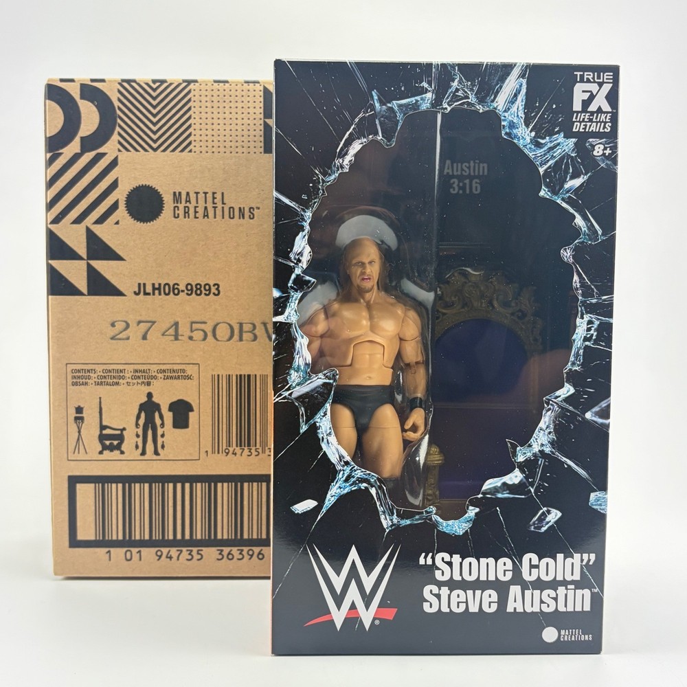 WWE Stone Cold Steve Austin King Of The Ring Action Figure Exclusive Mattel New