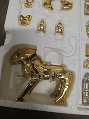 Vtg Bandai Saint Seiya Leo Aiolia Gold Cloth Saint Cloth Figure Missing Tail