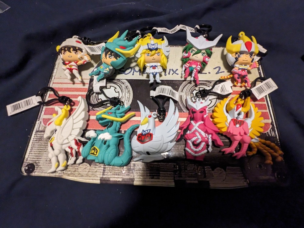 Saint Seiya Knights of the Zodiac Monogram 3D Figural Bag Clip