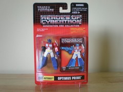 Transformers – Heroes of Cybertron – Gen. One – 2001 – Complete Set of 10 – MOC