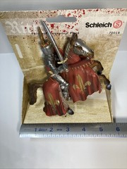 Schleich 70018 Knight Reared Up Horse Fleur de Lis Prince Customized Paint? READ