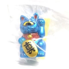 Real Head Sofubi Chaosman & Fortune Cat Baby Vinyl Figures – Rare Collectible