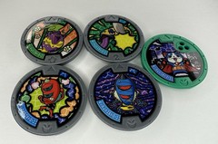 YoKai Yo-Kai Watch Medals Lot of 5 / English Version / Great Condition