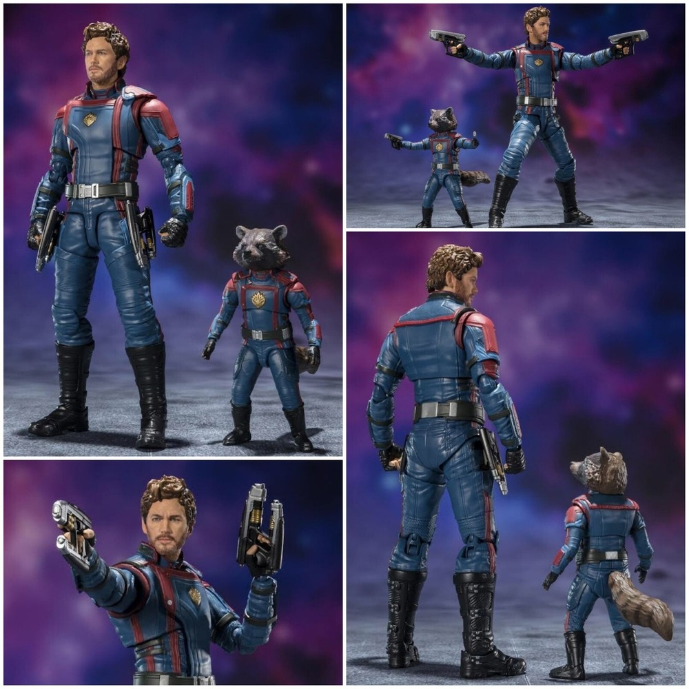 S.H.Figuarts Star Lord & Rocket Raccoon from Guardians of the Galaxy: Volume 3