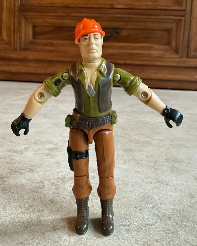 Vintage 1985 GI Joe Tollbooth Figure Only No Accessories Hasbro ARAH