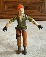 Vintage 1985 GI Joe Tollbooth Figure Only No Accessories Hasbro ARAH