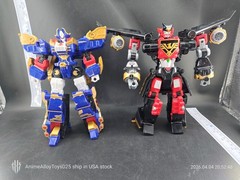Metal Cardbot Black Hook & Fleta Z Transforming Robot Set USAship