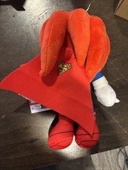 DC X SONIC THE HEDGEHOG KNUCKLES AS SUPERMAN Plushie Plush JAKKS In Hand!!